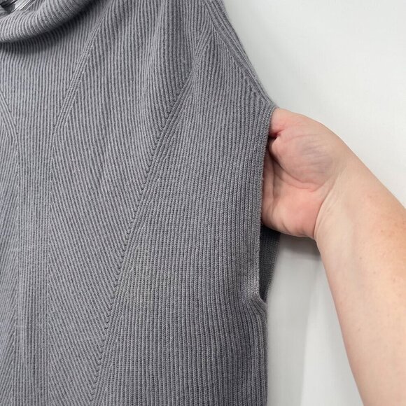 Revolve Vince Sleeveless Turtleneck Sweater Wool Cashmere Women's‎ S Ribbed Knit - Picture 3 of 11